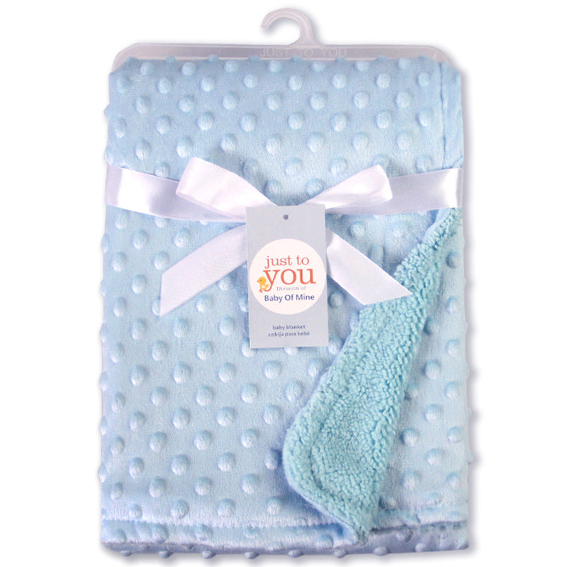 Double-layer blanket baby blanket children blanket baby blanket doudou cashmere blanket car blanket blanket