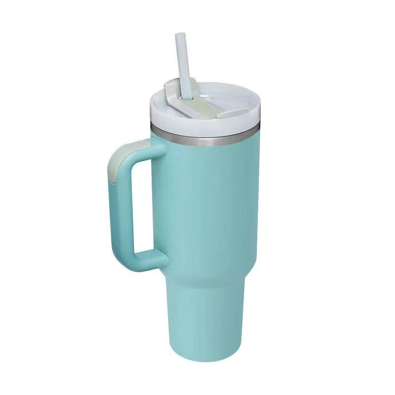 Hot and Cold Tumbler with Straw