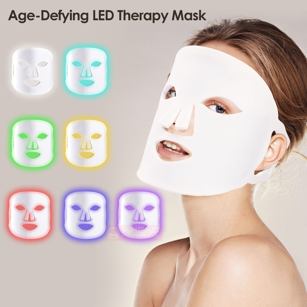LED colorful light mask facial care IPL skin rejuvenation 3D silicone mask spectrometer