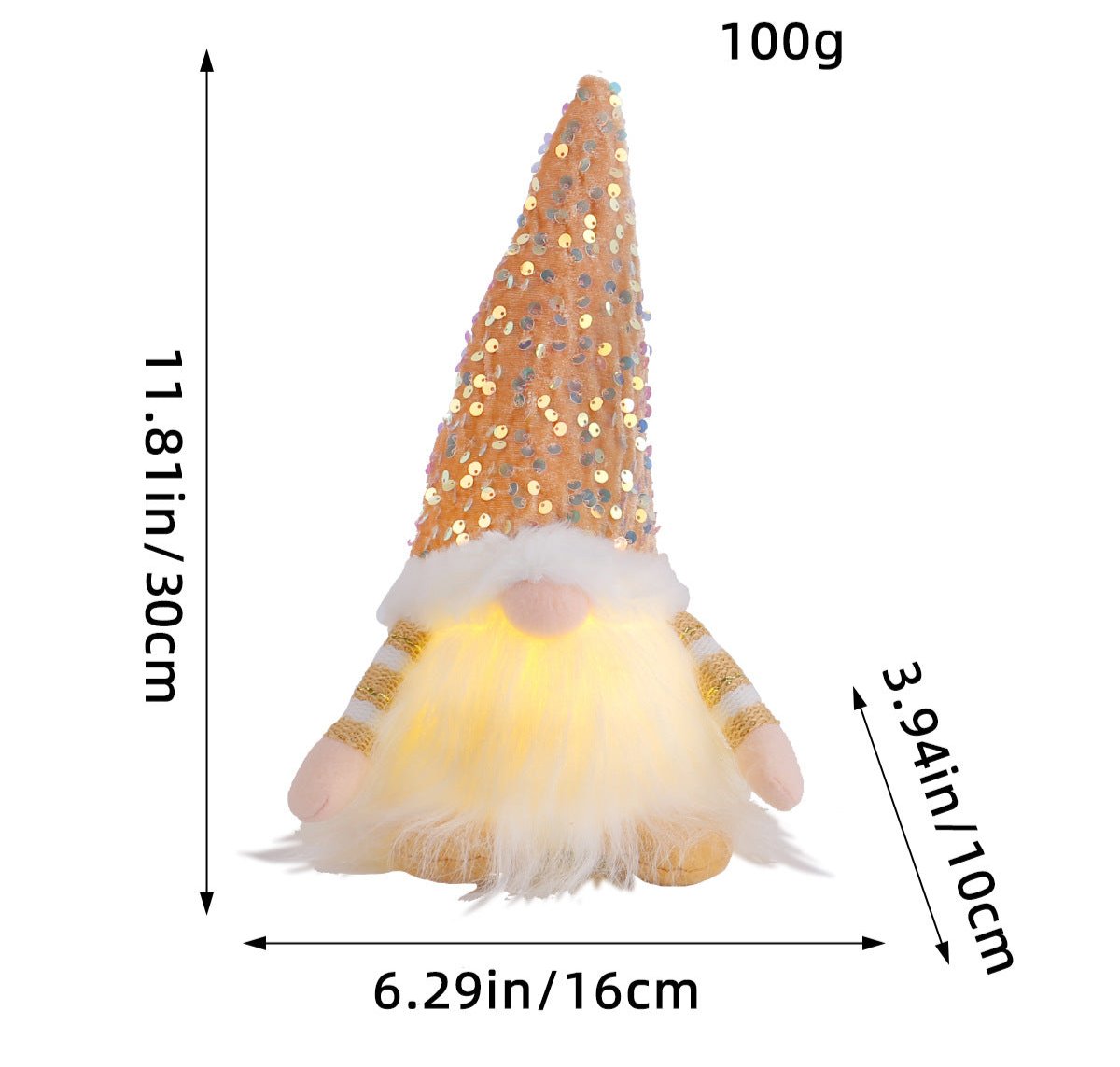 Glowing Christmas Gnome