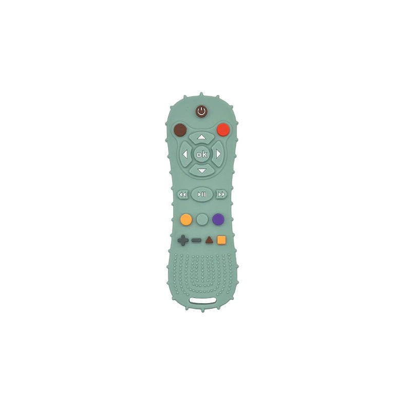 Baby simulation remote control teether game controller teething stick toy anti-eating hand biting tooth muscle trainer