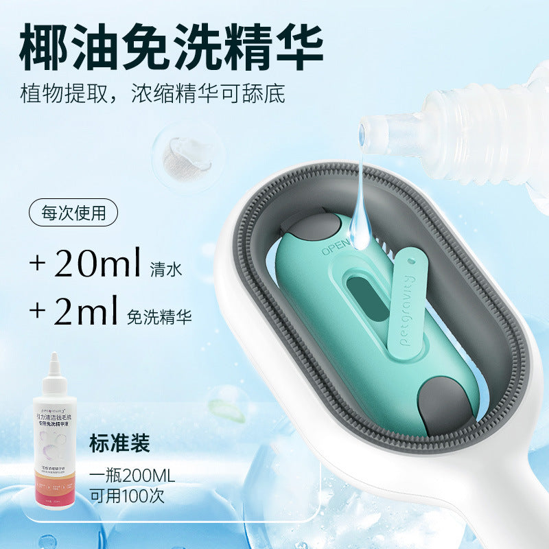 Pet cleaning hair removal comb with wash-free sticky hair device cat comb hair for cats and dogs