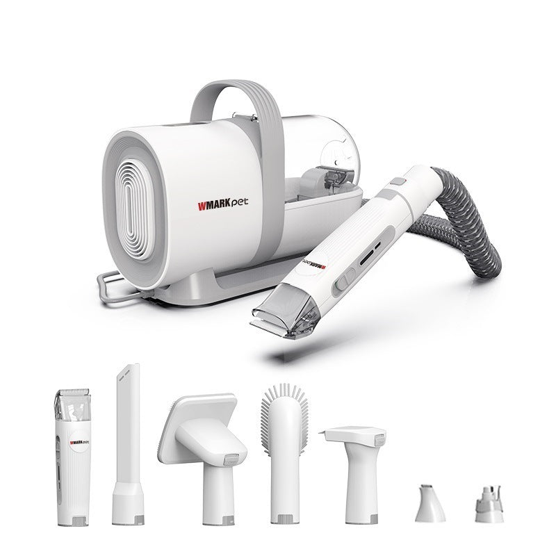 Multifunctional hair trimmer vacuum set vacuum trimming and shaving all-in-one machine