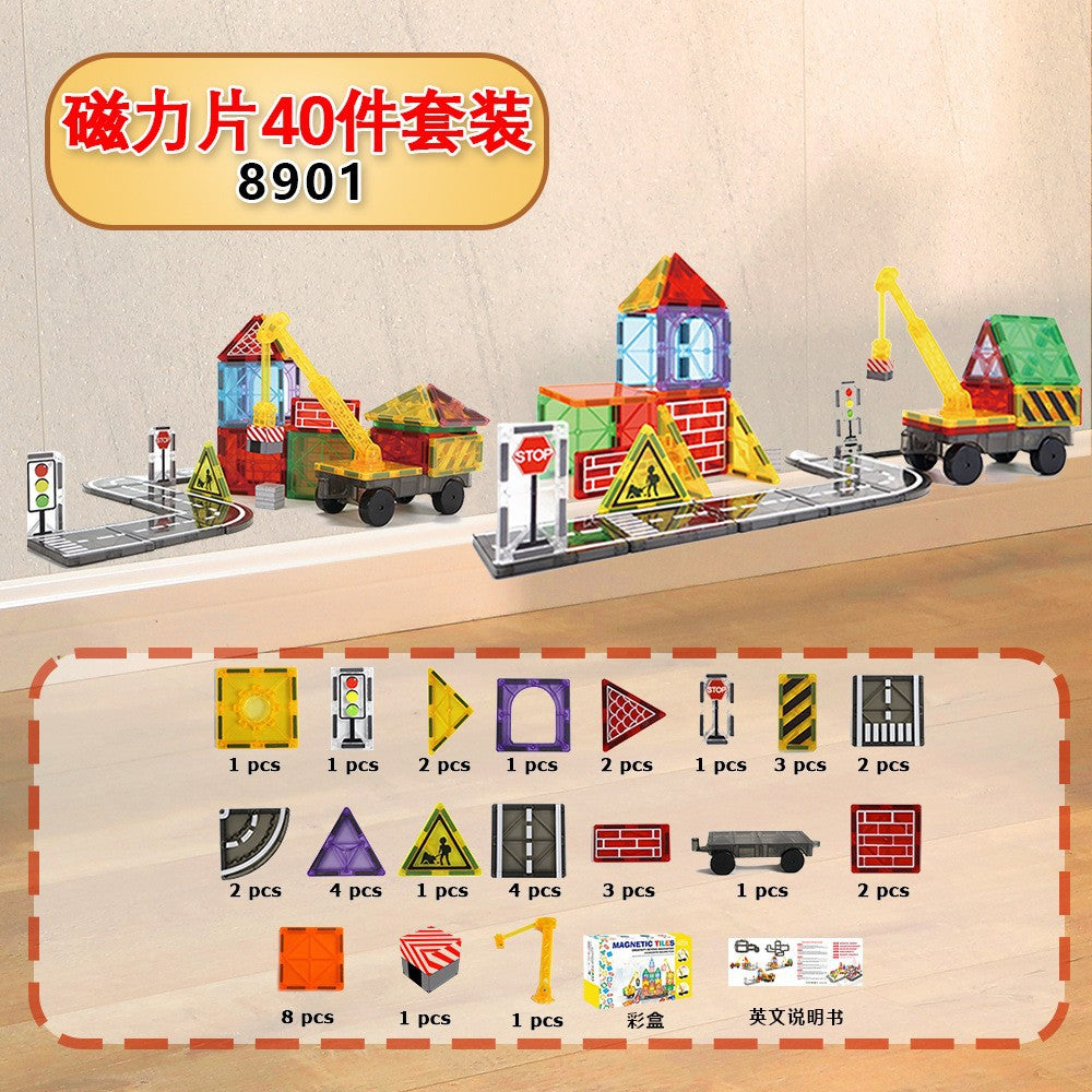 magnetic stickers magnetic building blocks assembly patches magnetic stickers