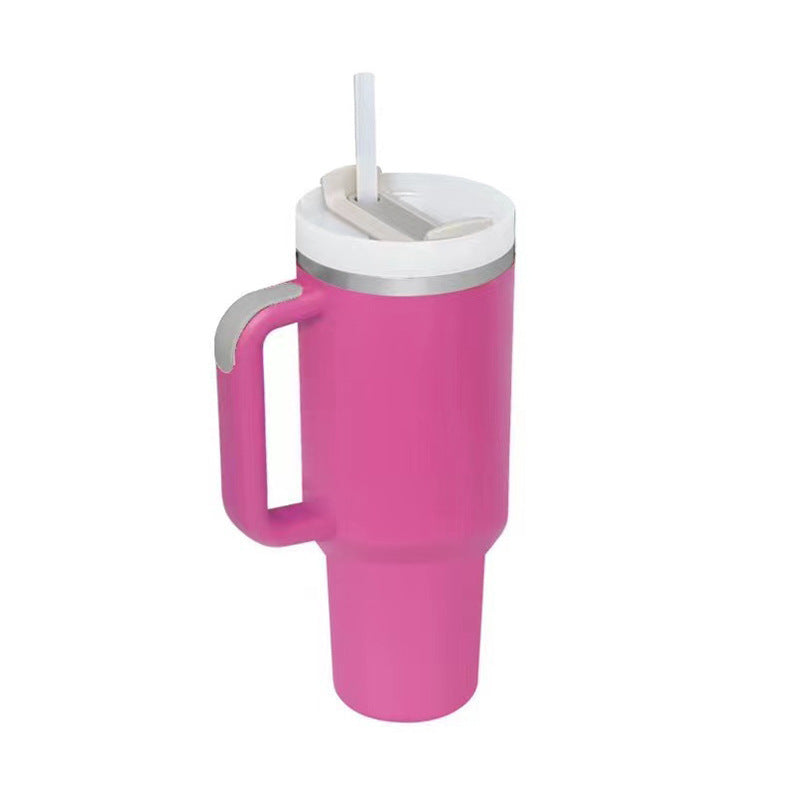Hot and Cold Tumbler with Straw