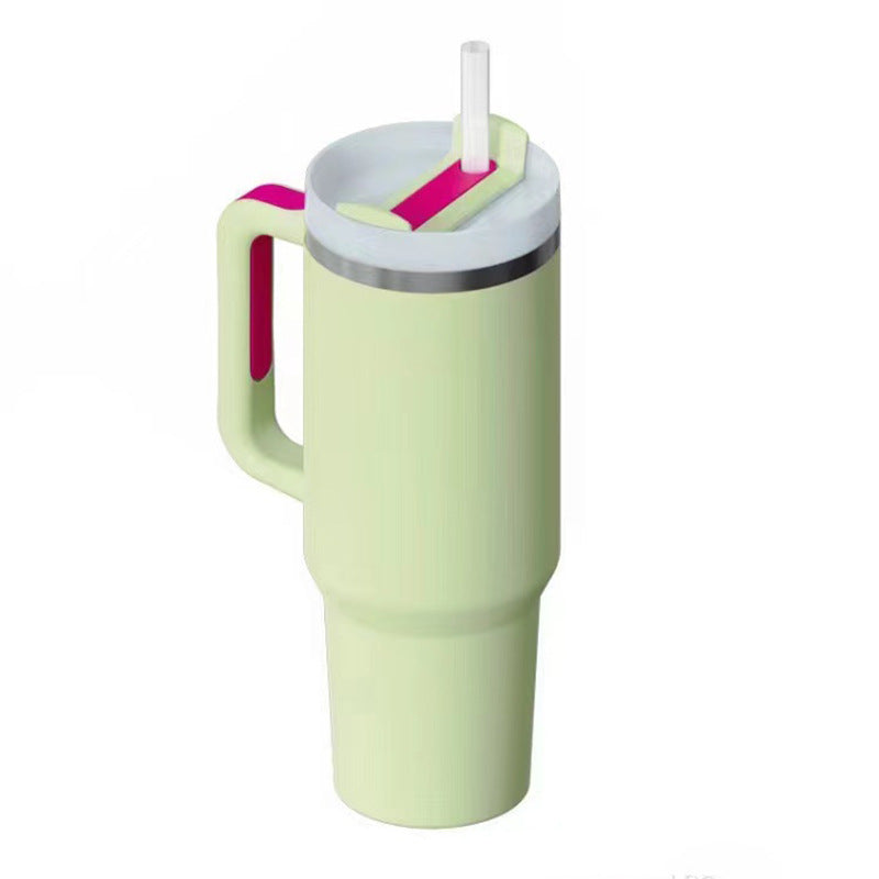 Hot and Cold Tumbler with Straw