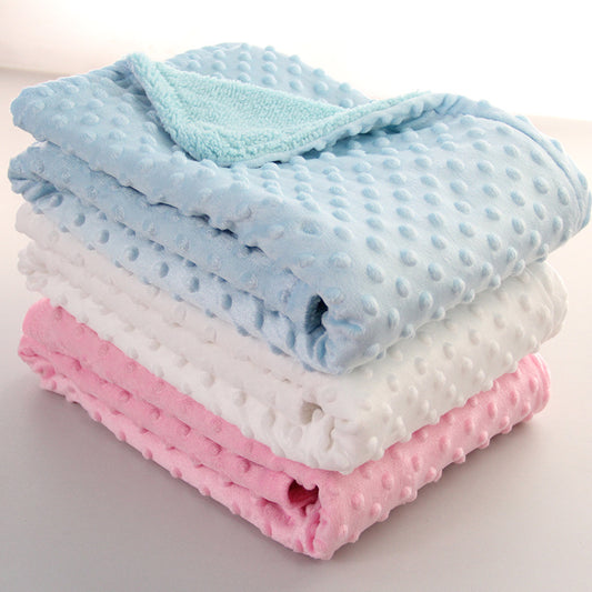 Double-layer blanket baby blanket children blanket baby blanket doudou cashmere blanket car blanket blanket