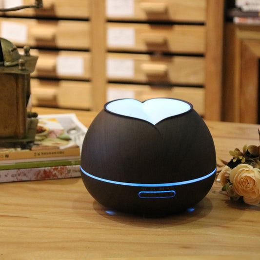 Wood Grain Aroma Diffuser Ultrasonic Smart Home Appliances Air Humidifier