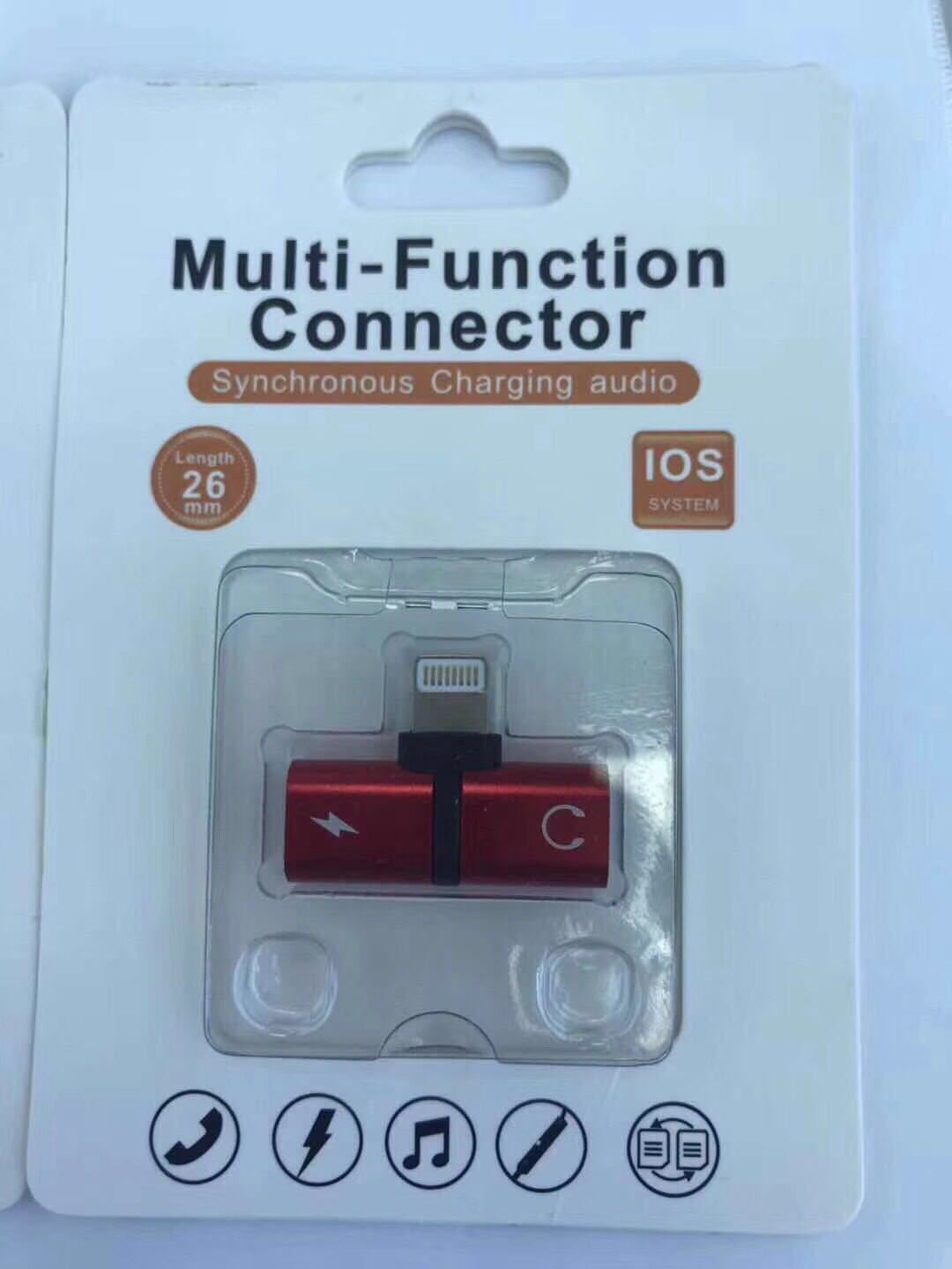 8Pin 1 To 2 Audio/Charging