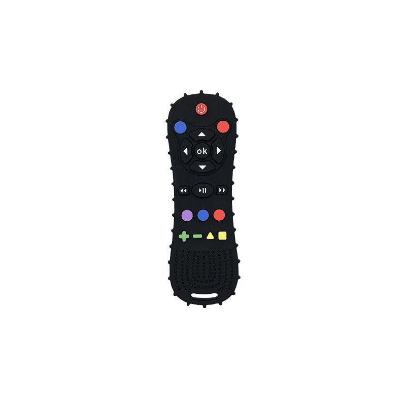 Baby simulation remote control teether game controller teething stick toy anti-eating hand biting tooth muscle trainer