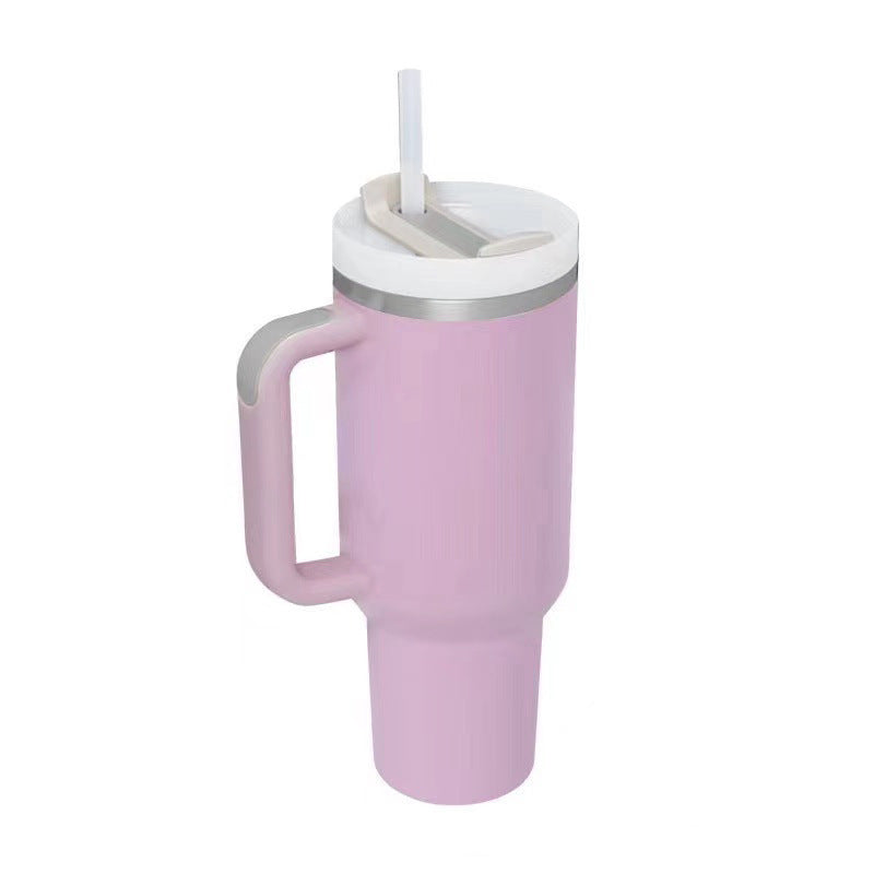 Hot and Cold Tumbler with Straw