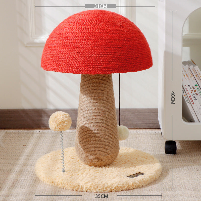 Mushroom Cat Scratching Board Wear-resistant and Non-shedding