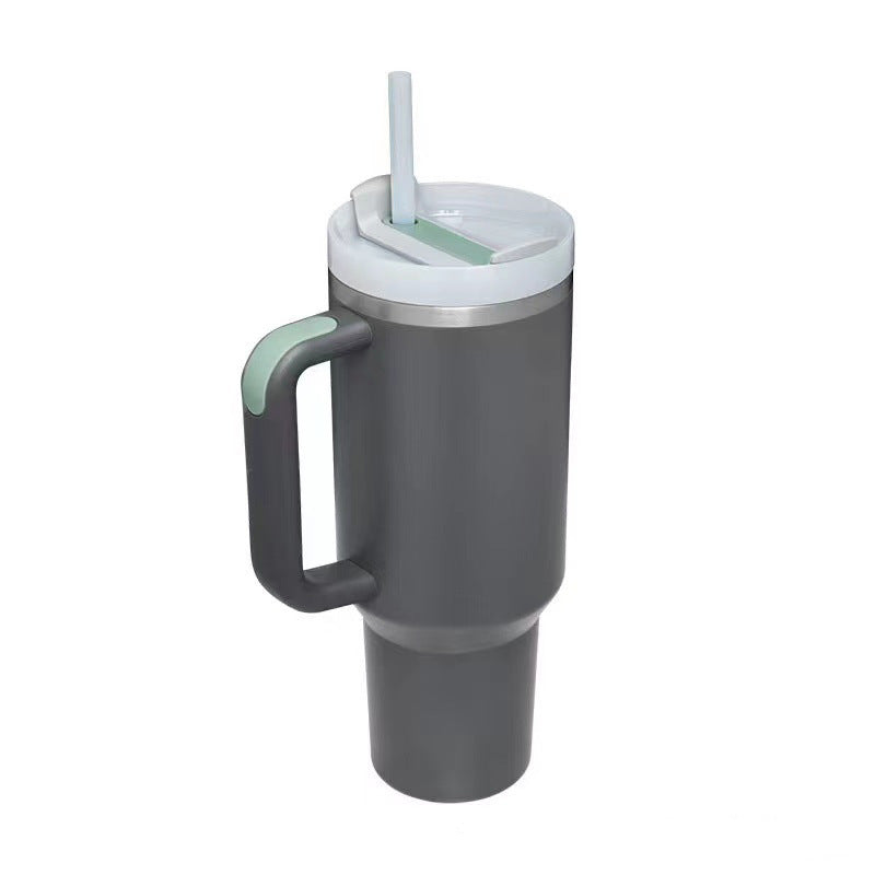 Hot and Cold Tumbler with Straw
