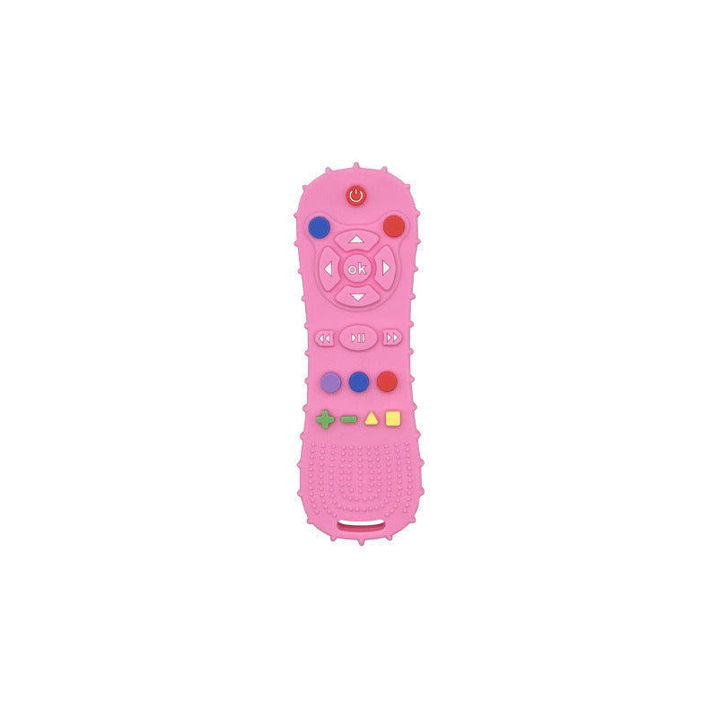 Baby simulation remote control teether game controller teething stick toy anti-eating hand biting tooth muscle trainer