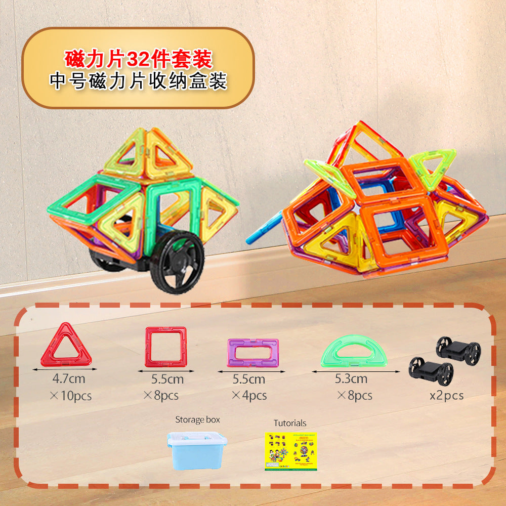 magnetic stickers magnetic building blocks assembly patches magnetic stickers