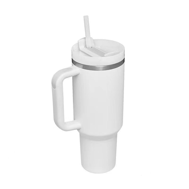 Hot and Cold Tumbler with Straw