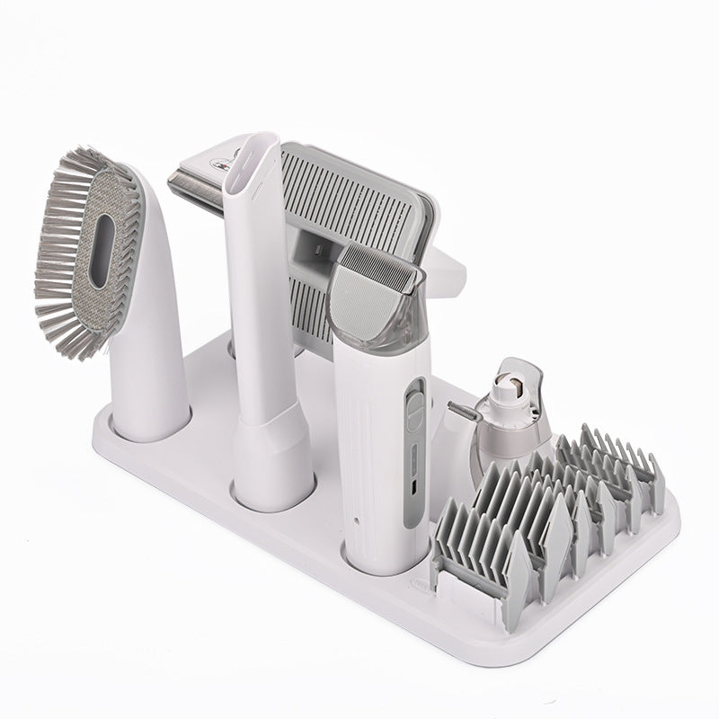 Multifunctional hair trimmer vacuum set vacuum trimming and shaving all-in-one machine
