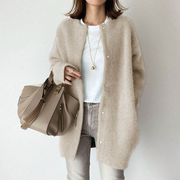 Autumn new super soft knitted jacket slim design loose jacket