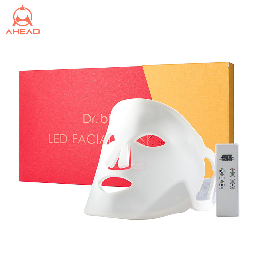 LED colorful light mask facial care IPL skin rejuvenation 3D silicone mask spectrometer