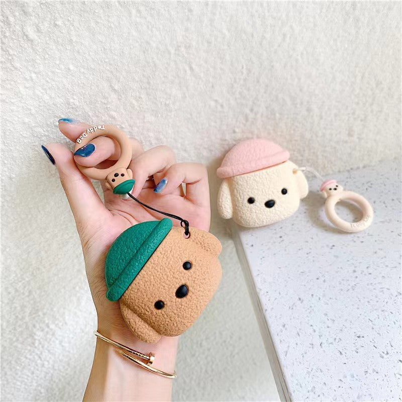 Cute Teddy Headphone Cover