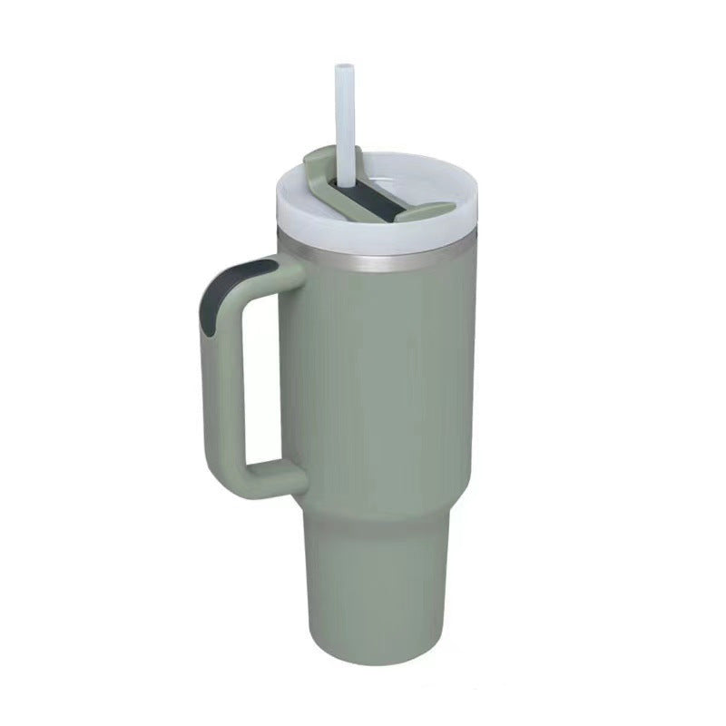 Hot and Cold Tumbler with Straw
