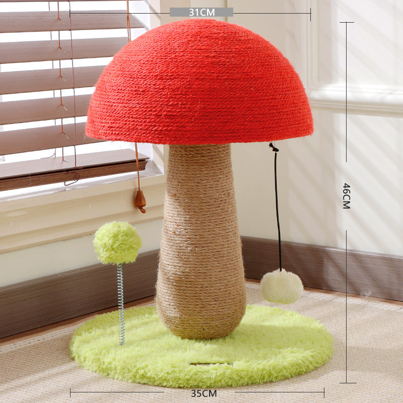 Mushroom Cat Scratching Board Wear-resistant and Non-shedding