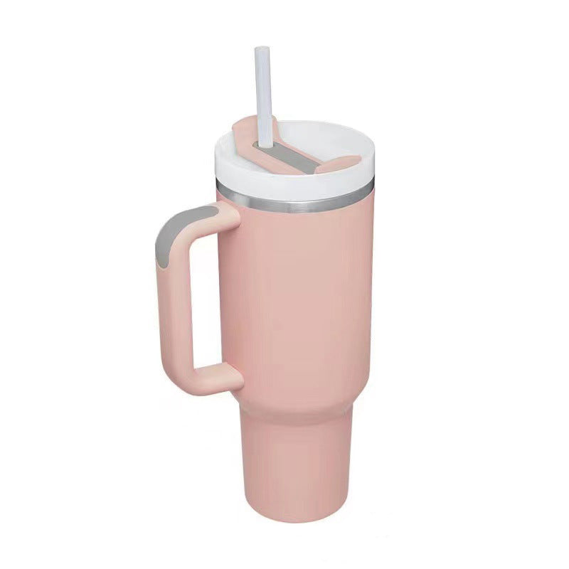 Hot and Cold Tumbler with Straw
