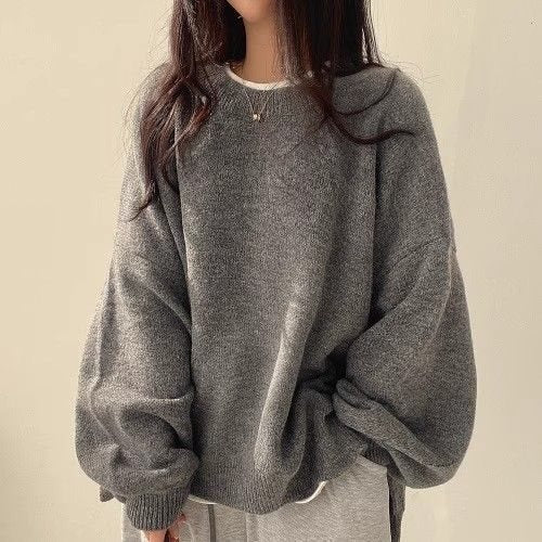 2024 new hot style Lazy style hooded sweater loose sweater slimming belly covering top