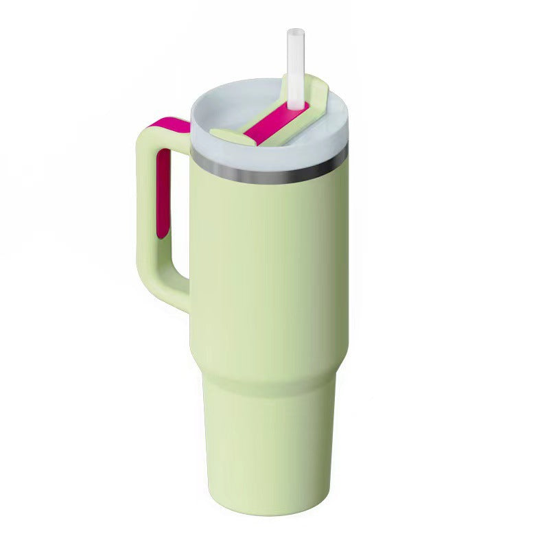 Hot and Cold Tumbler with Straw