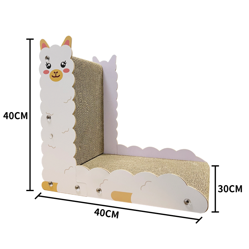 Cat scratching board cat bed