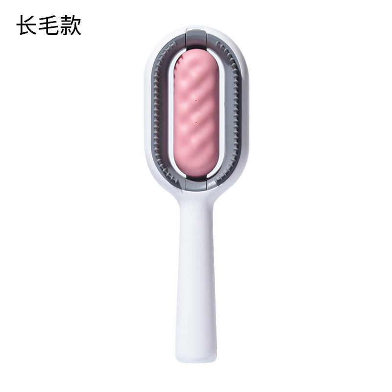 Pet cleaning hair removal comb with wash-free sticky hair device cat comb hair for cats and dogs