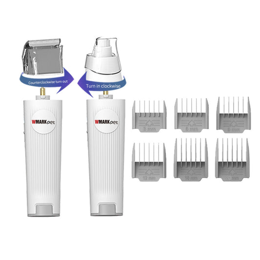 Multifunctional hair trimmer vacuum set vacuum trimming and shaving all-in-one machine