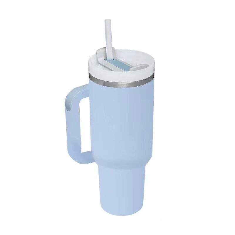 Hot and Cold Tumbler with Straw